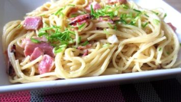 recept na špagety carbonara