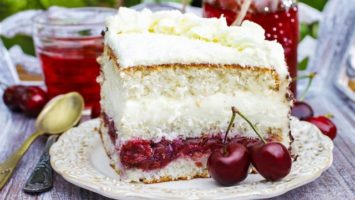 Recept na třešňový dort