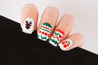vánoční manikúra