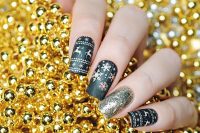 vánoční manikúra