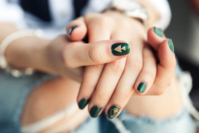 Zelené nehty