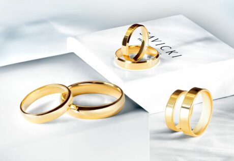 Snubní a zásnubní prsten