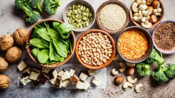 Veganské proteiny