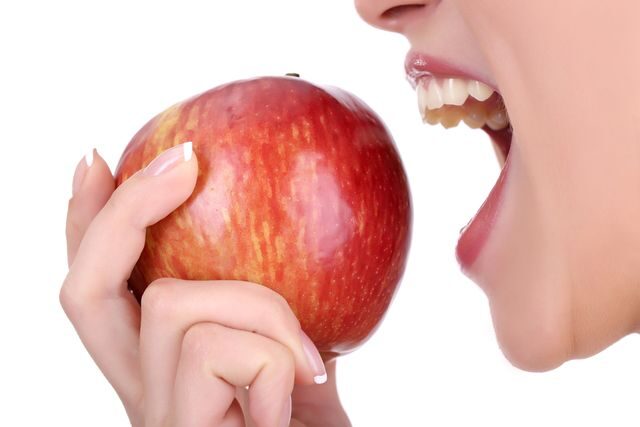 Proč jíst jablka, Zdravé zuby bez zubního kazu