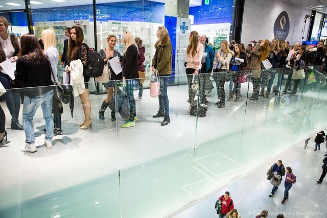 Česká Miss 2016, Casting v Quadrio