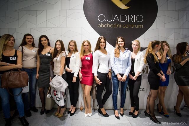 Česká Miss 2016, Casting v Quadrio