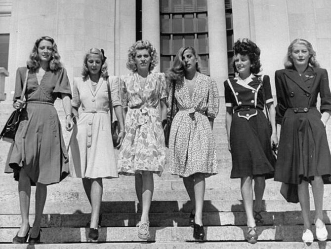 Jak vypadala móda 40. let