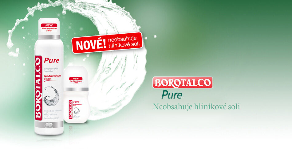 Borotalco Pure deodorant