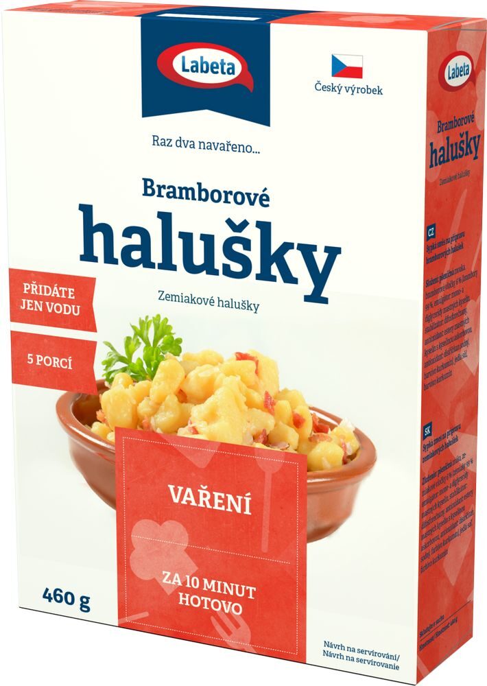 labeta bramborové halušky