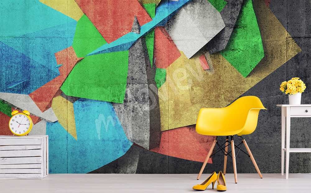 Street art v tapetách