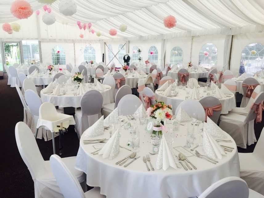 Svatba pod širým nebem, zahradní party stany