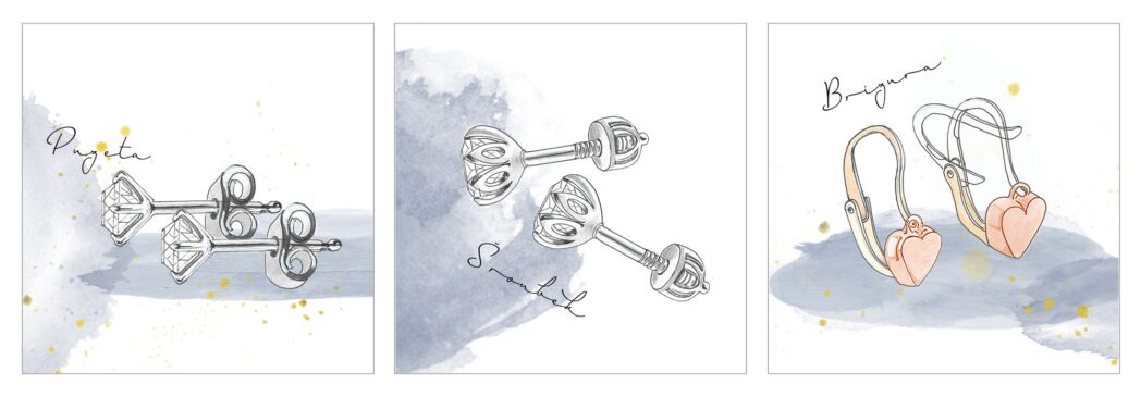 zapínání náušnic