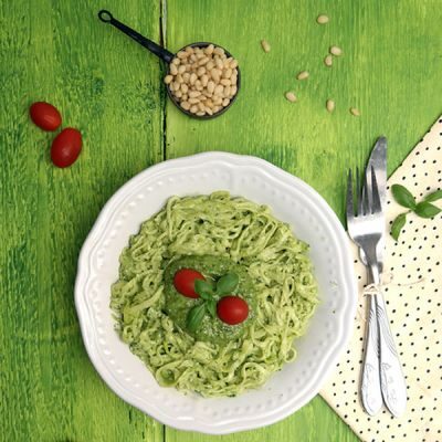 Linguine al pesto