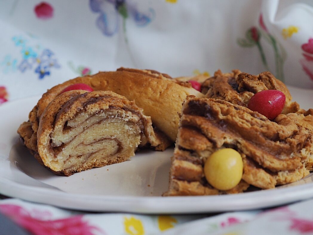 Bezlekový pudinkový velikonoční věnec