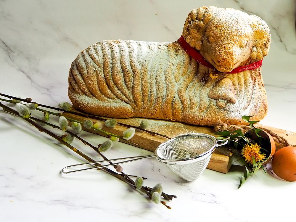 Bezlepkový velikonoční beránek