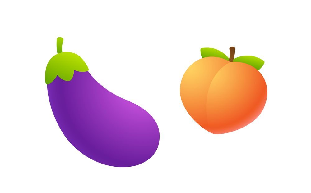 Sexuální emotikony lilek a broskev