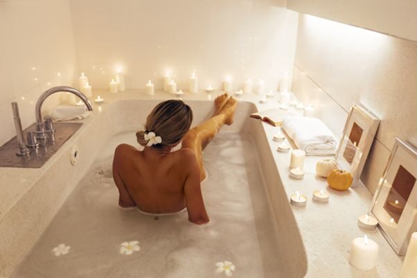 Relaxace ve vaně