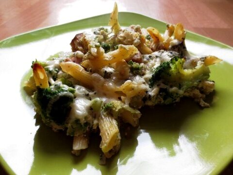 Recept na zapečené těstoviny s brokolicí
