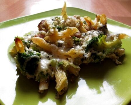 Recept na zapečené těstoviny s brokolicí