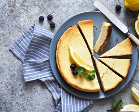 Tvarohový pečený cheesecake