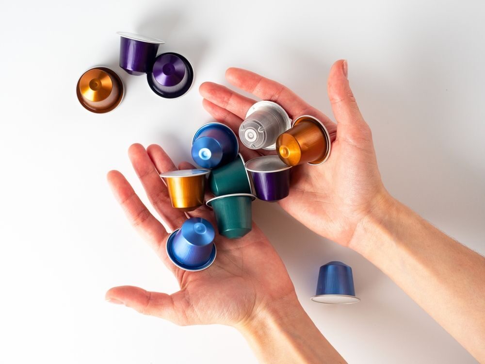 Hliník třídění odpadu