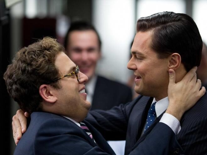 FOTO: Jonah Hill Leonardo DiCaprio Wolf of Wall Street